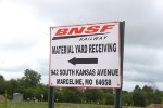 BNSF Yard Sign